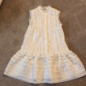 White lace dress